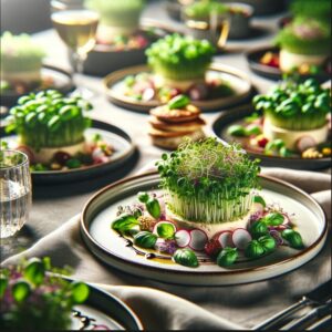 Microgreens dish